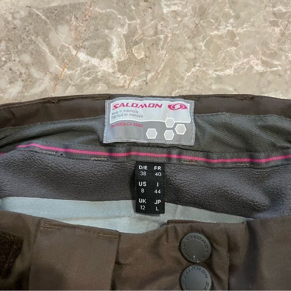 Salomon Brown Ski & Snow Pants - Picture 12 of 14